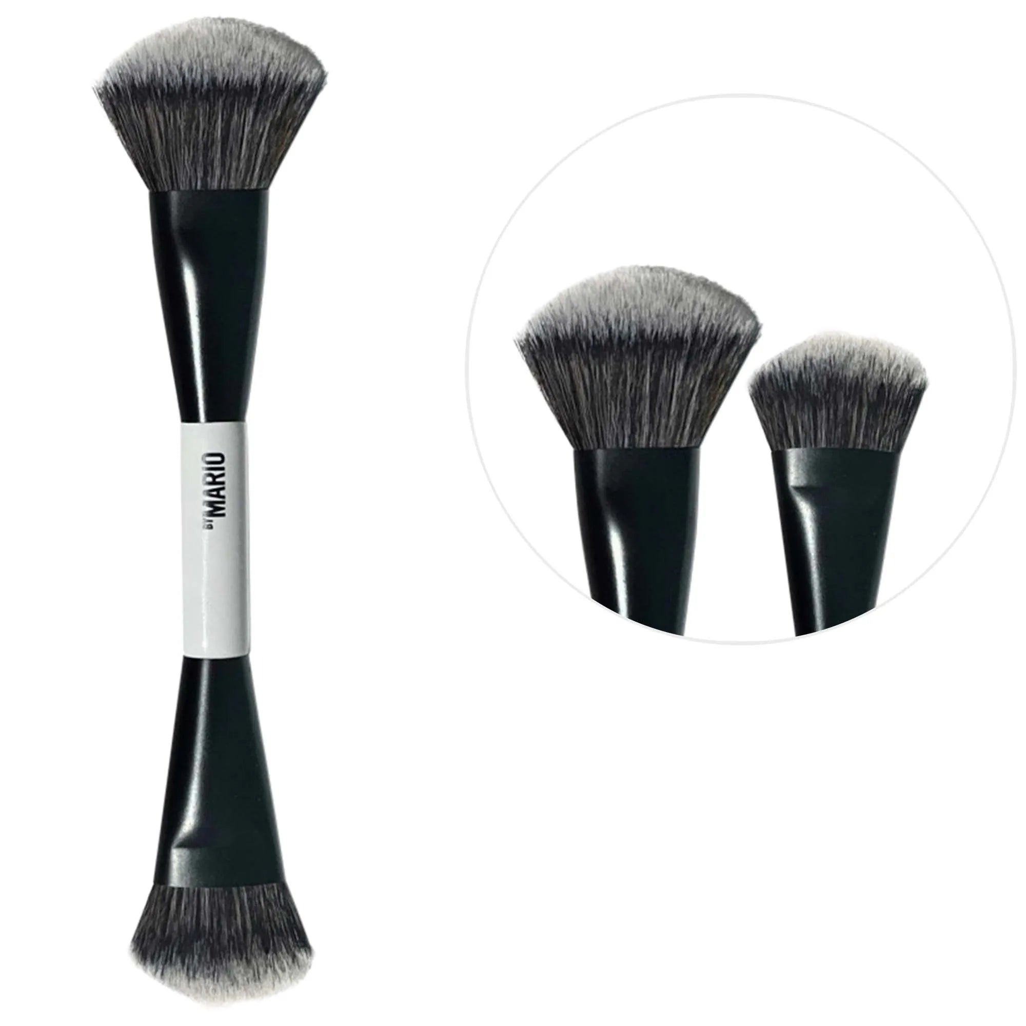 F4 Brocha para rostro y base de dos puntas — MAKEUP BY MARIO