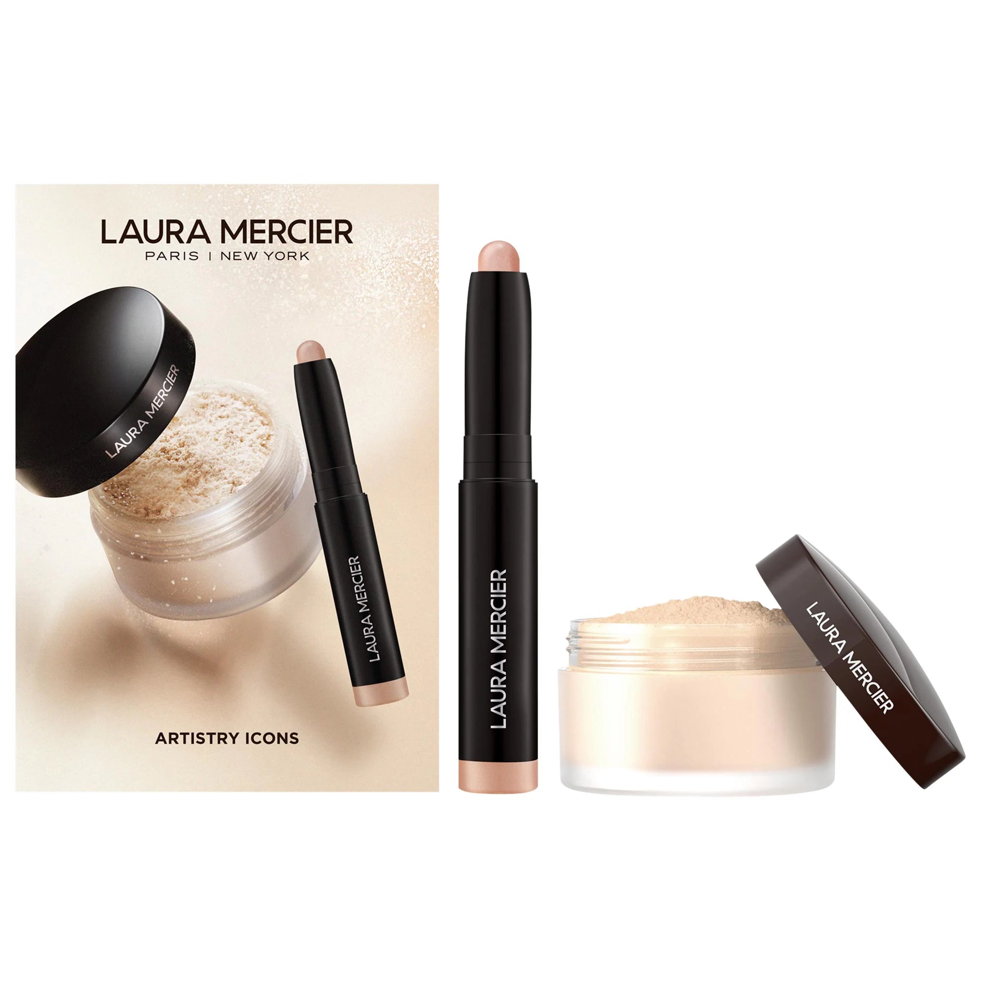 Mini set de sombras de ojos y polvos sueltos Artistry Icons — Laura Mercier
