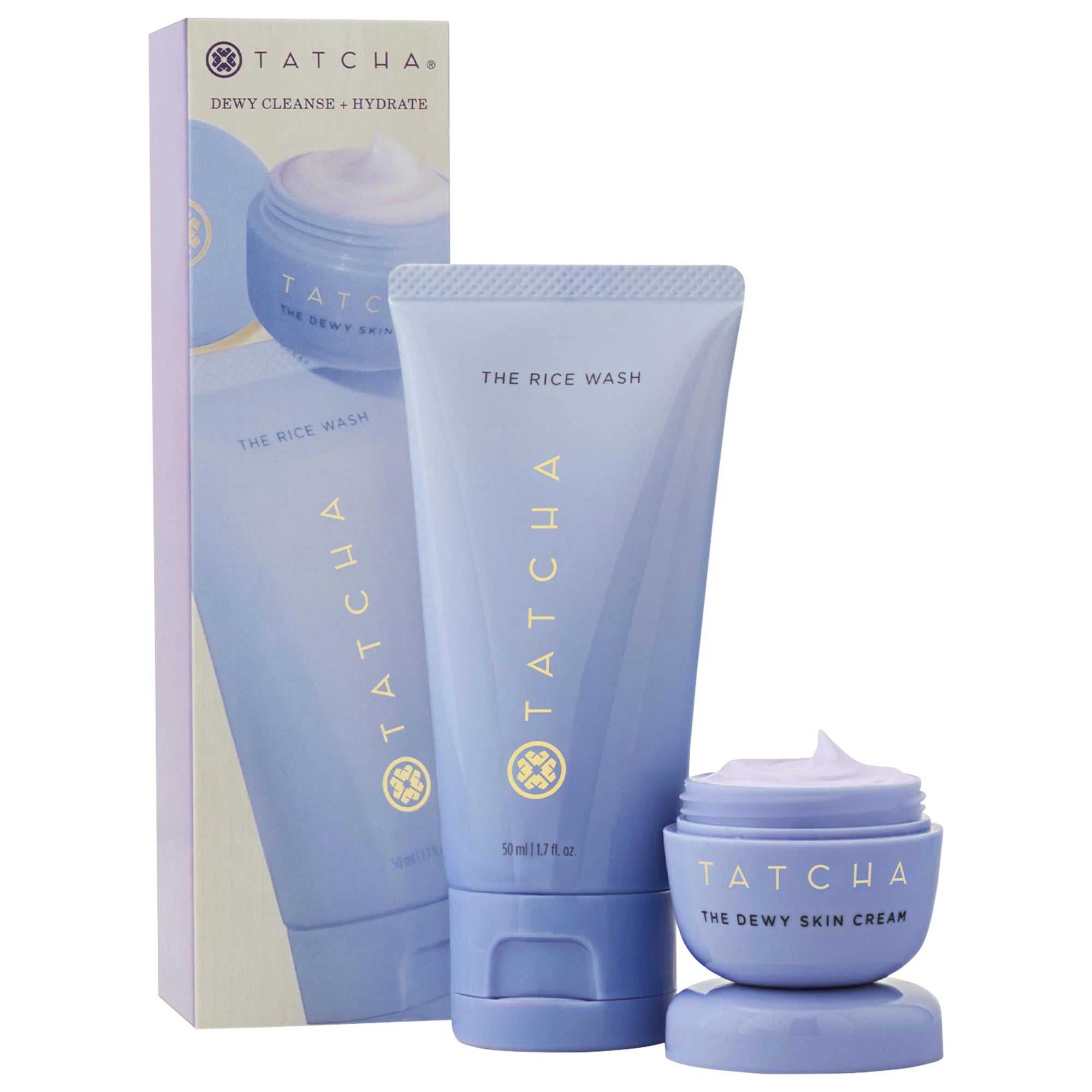 Dúo de limpieza + hidratación húmeda — Tatcha