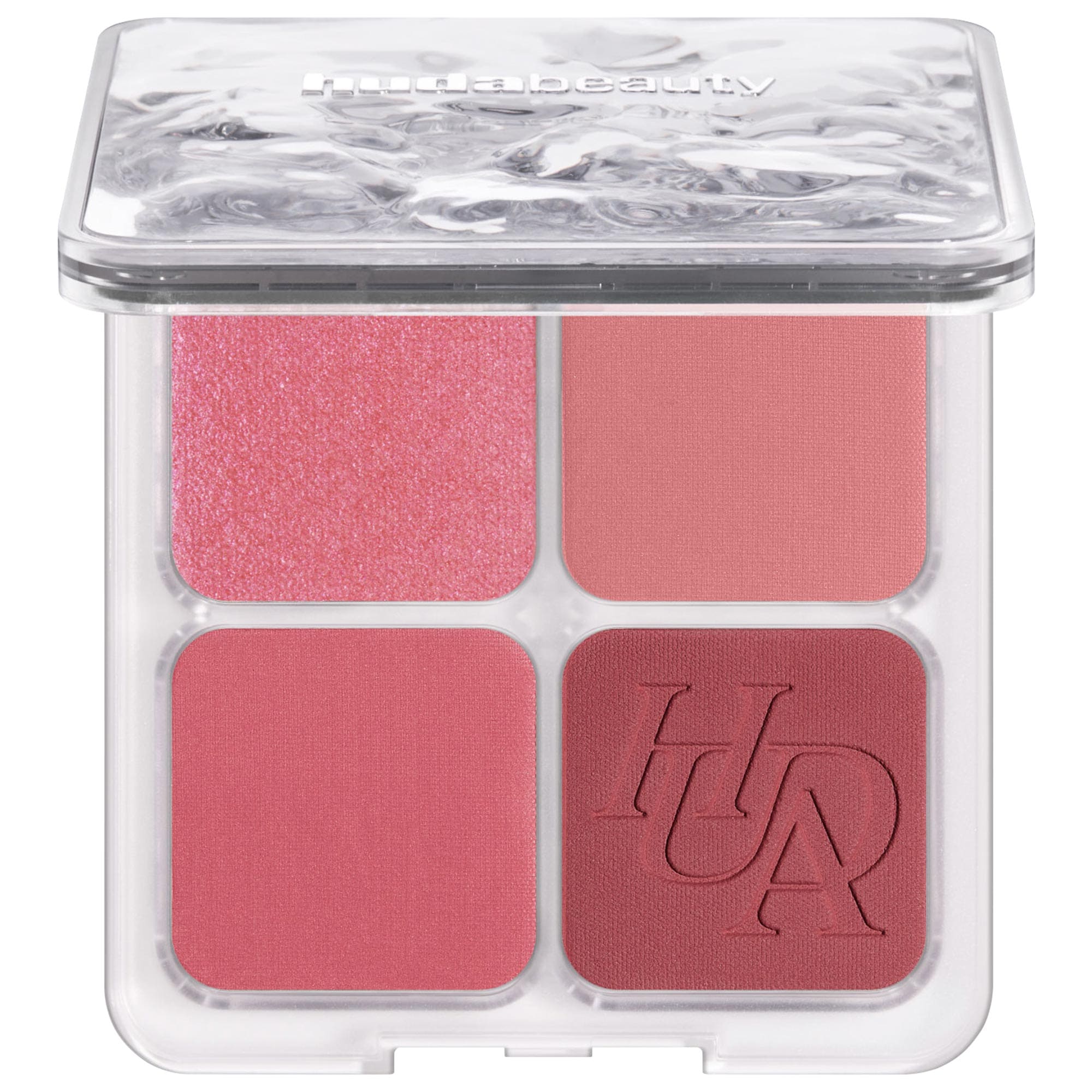Paleta de iluminadores coloretes difuminados con filtro de rubor — HUDA BEAUTY