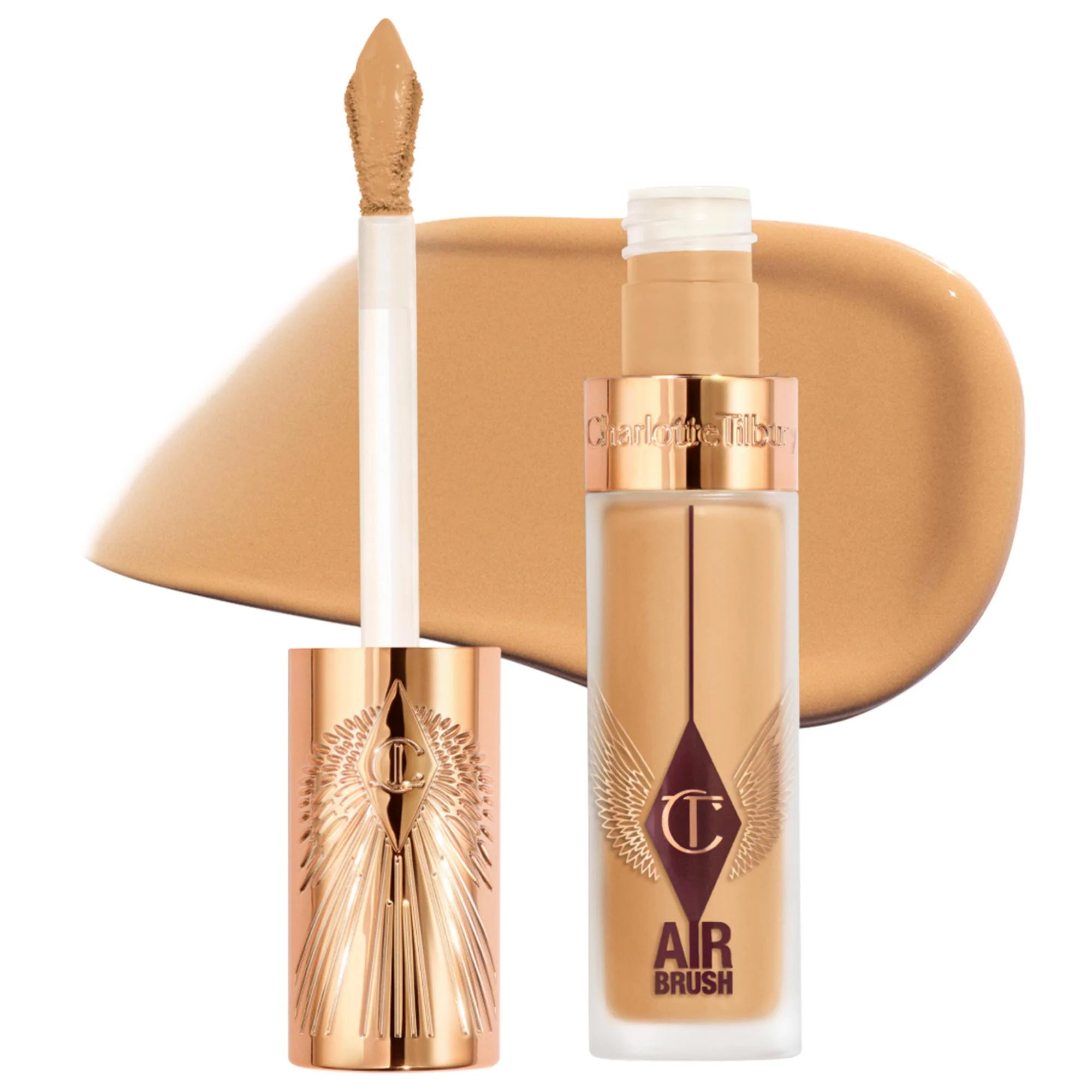 Corrector difuminado de larga duración, impecable, a prueba de arrugas y con aerógrafo, con ácido hialurónico — Charlotte Tilbury