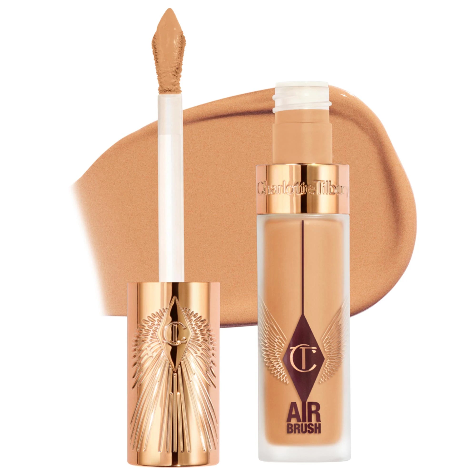 Corrector difuminado de larga duración, impecable, a prueba de arrugas y con aerógrafo, con ácido hialurónico — Charlotte Tilbury