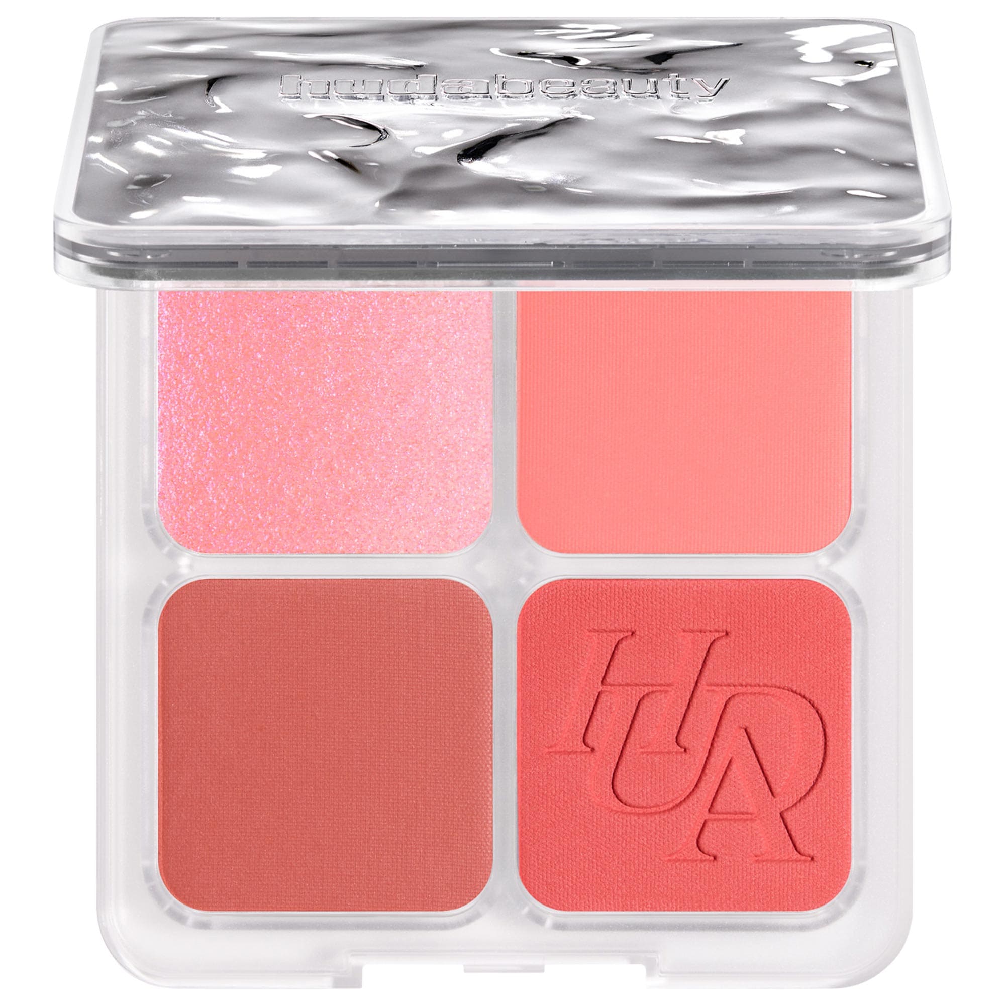 Paleta de iluminadores coloretes difuminados con filtro de rubor — HUDA BEAUTY