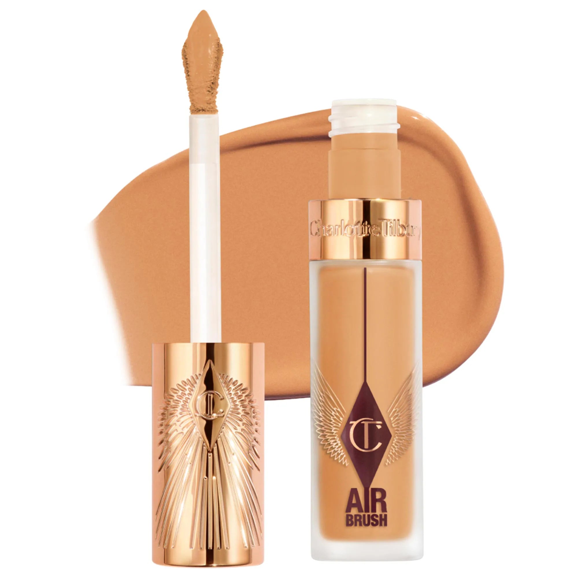 Corrector difuminado de larga duración, impecable, a prueba de arrugas y con aerógrafo, con ácido hialurónico — Charlotte Tilbury