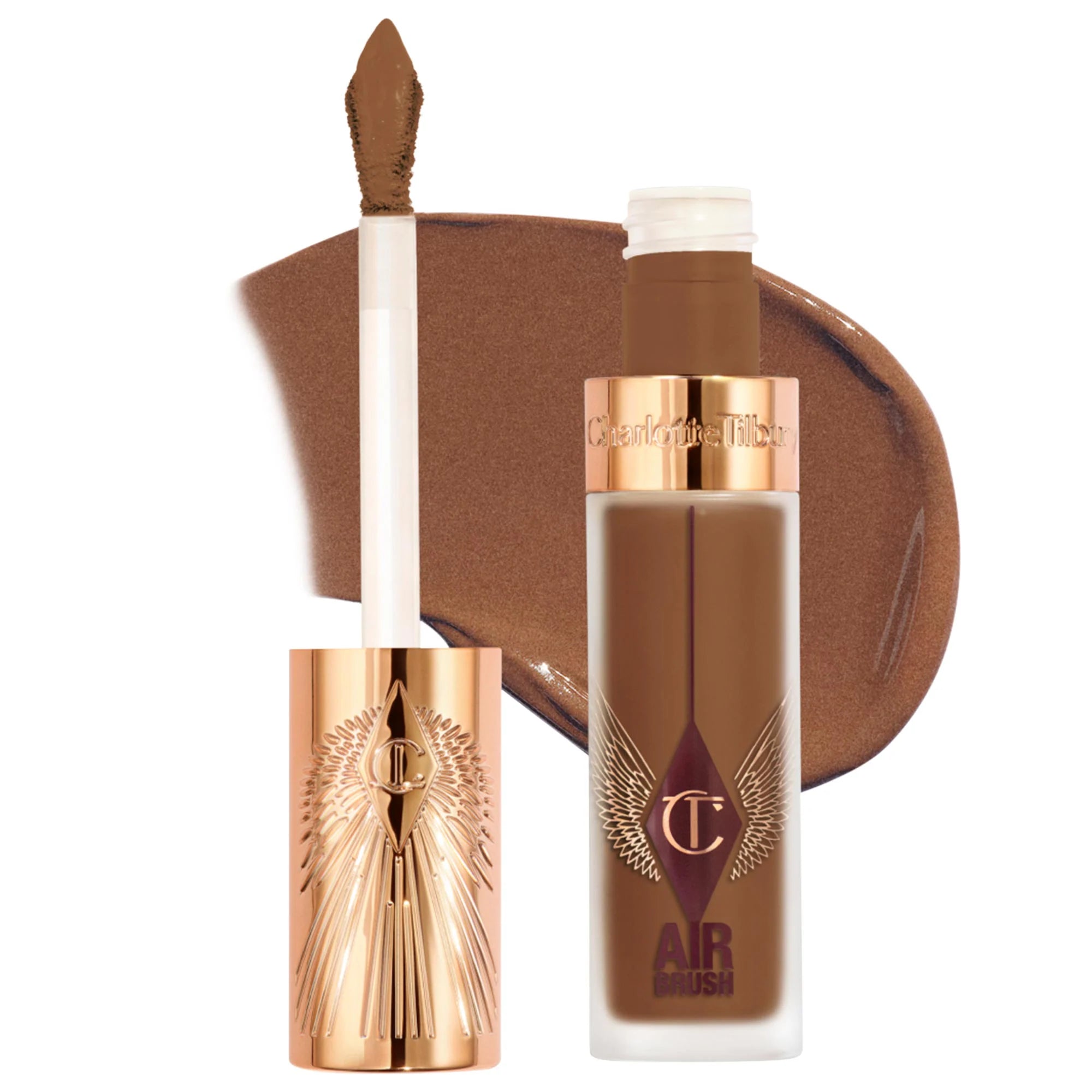 Corrector difuminado de larga duración, impecable, a prueba de arrugas y con aerógrafo, con ácido hialurónico — Charlotte Tilbury