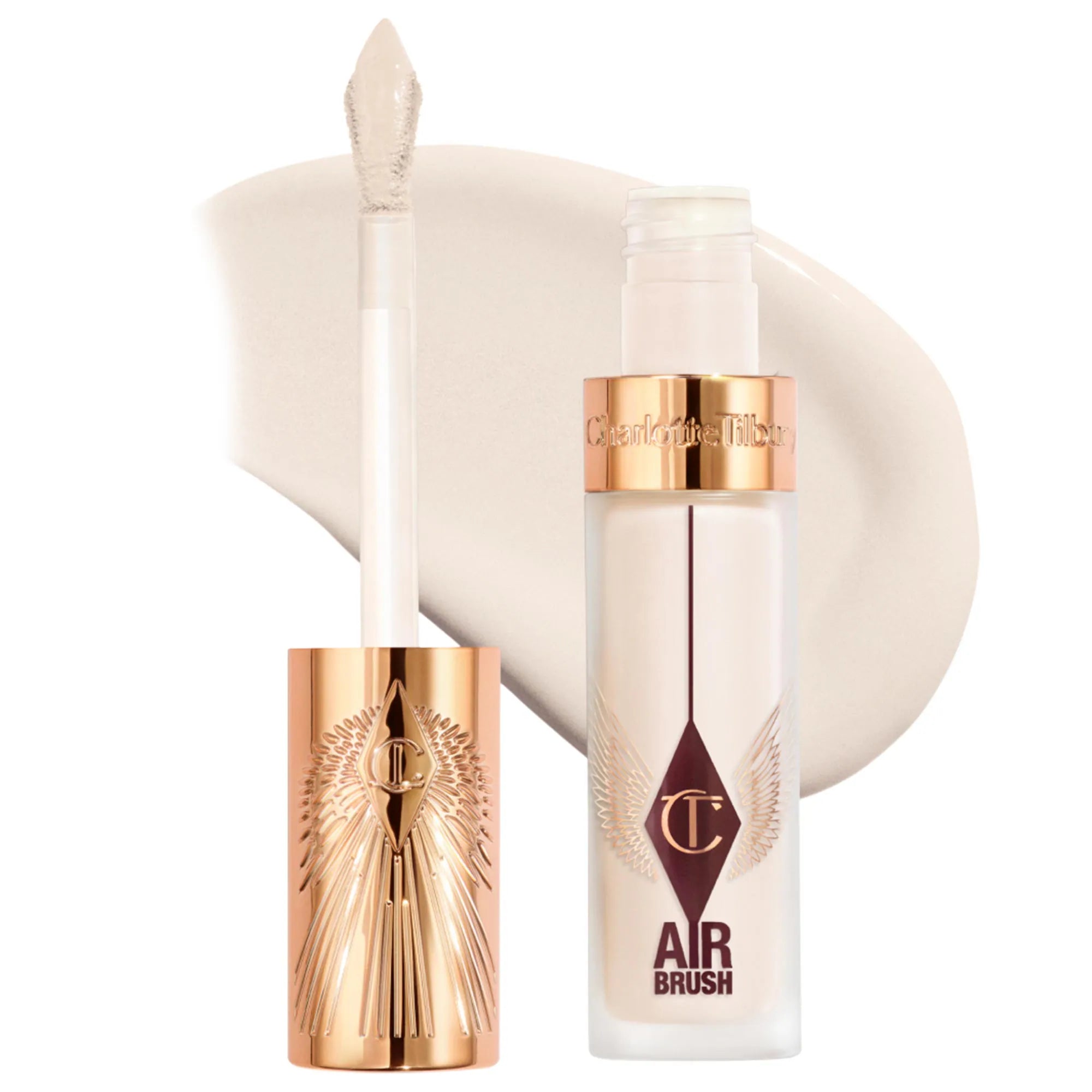 Corrector difuminado de larga duración, impecable, a prueba de arrugas y con aerógrafo, con ácido hialurónico — Charlotte Tilbury