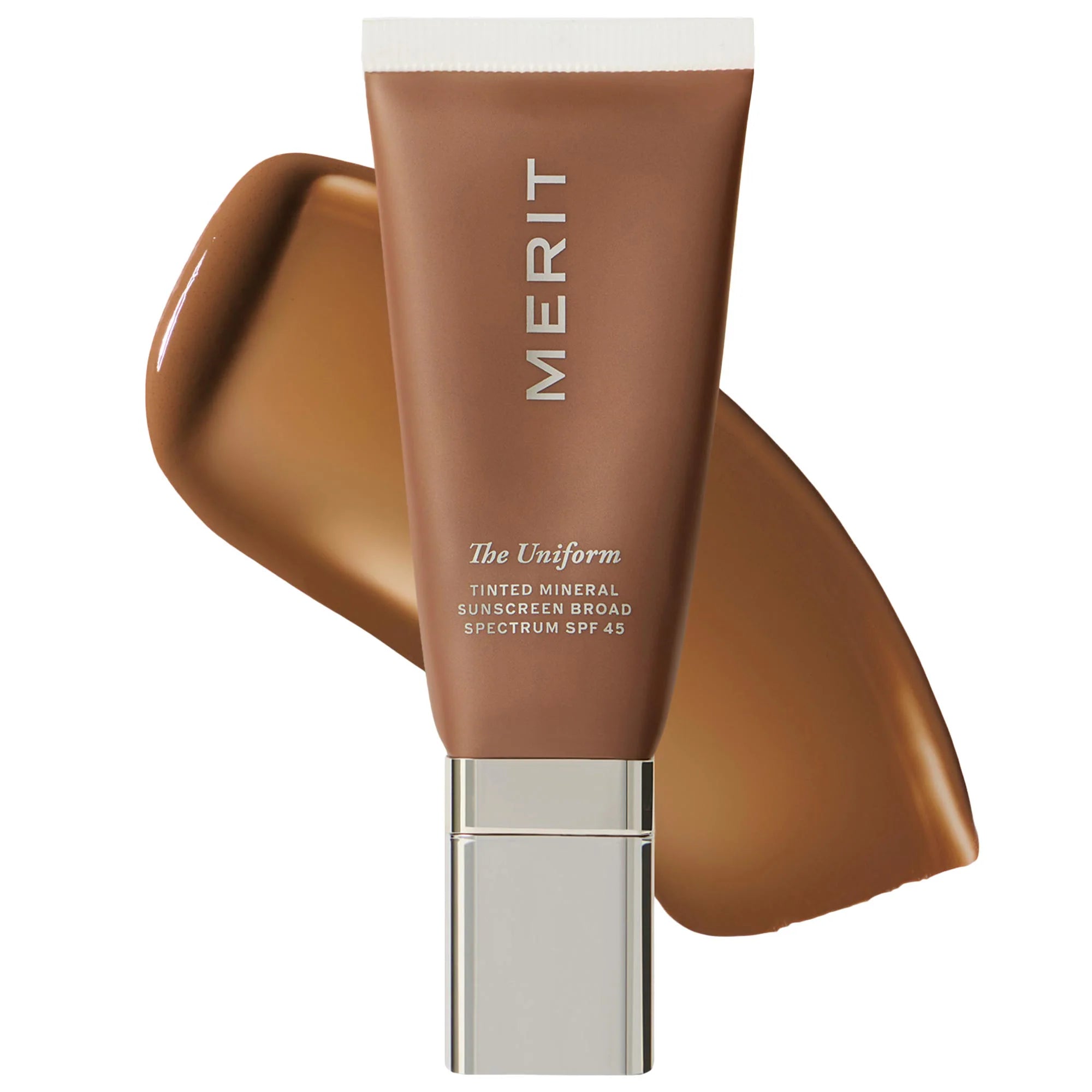 Protector solar mineral con color The Uniform™ de amplio espectro SPF 45 — MERIT