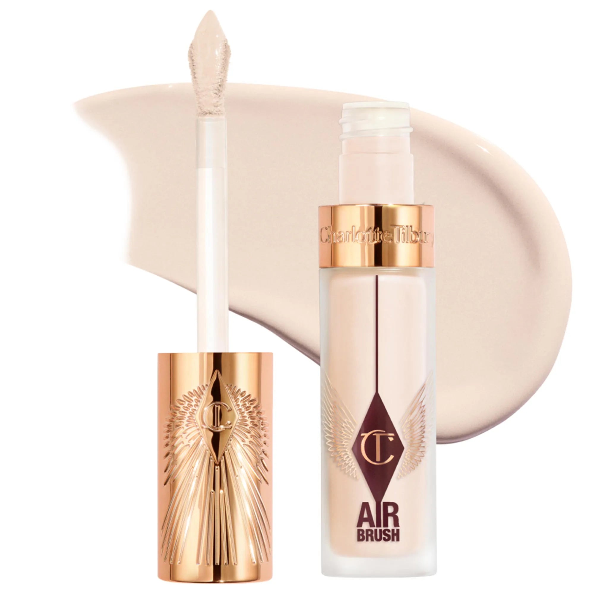Corrector difuminado de larga duración, impecable, a prueba de arrugas y con aerógrafo, con ácido hialurónico — Charlotte Tilbury