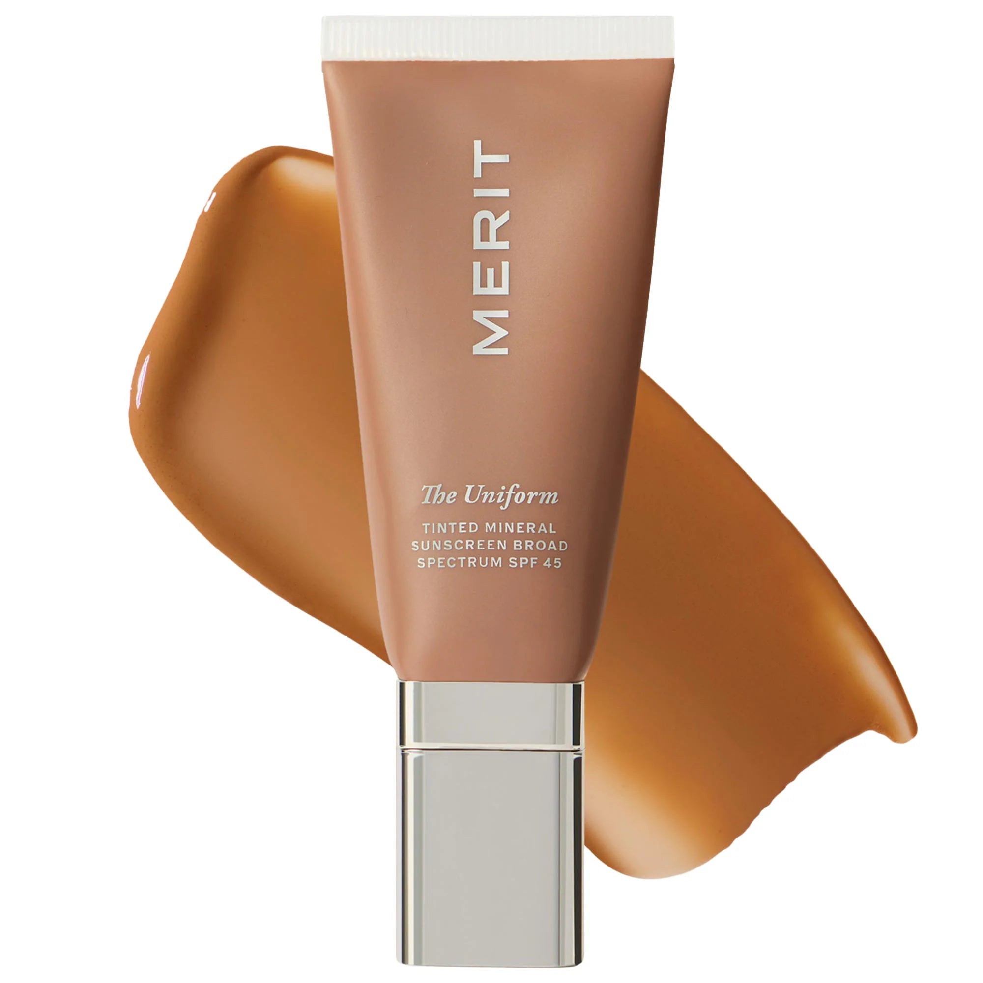Protector solar mineral con color The Uniform™ de amplio espectro SPF 45 — MERIT