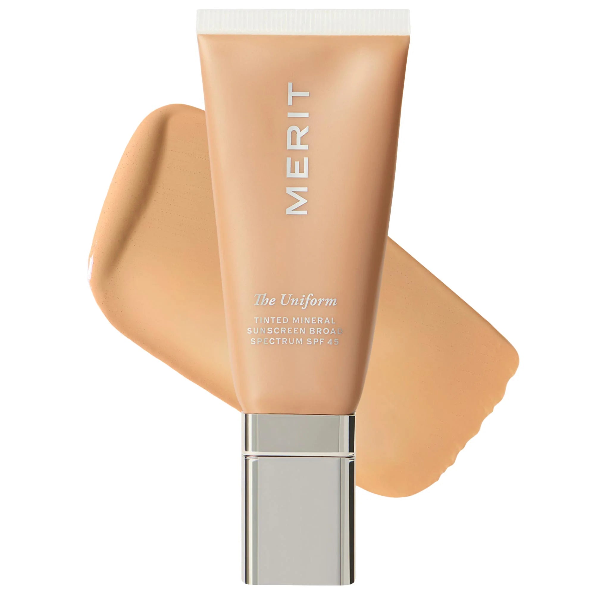Protector solar mineral con color The Uniform™ de amplio espectro SPF 45 — MERIT