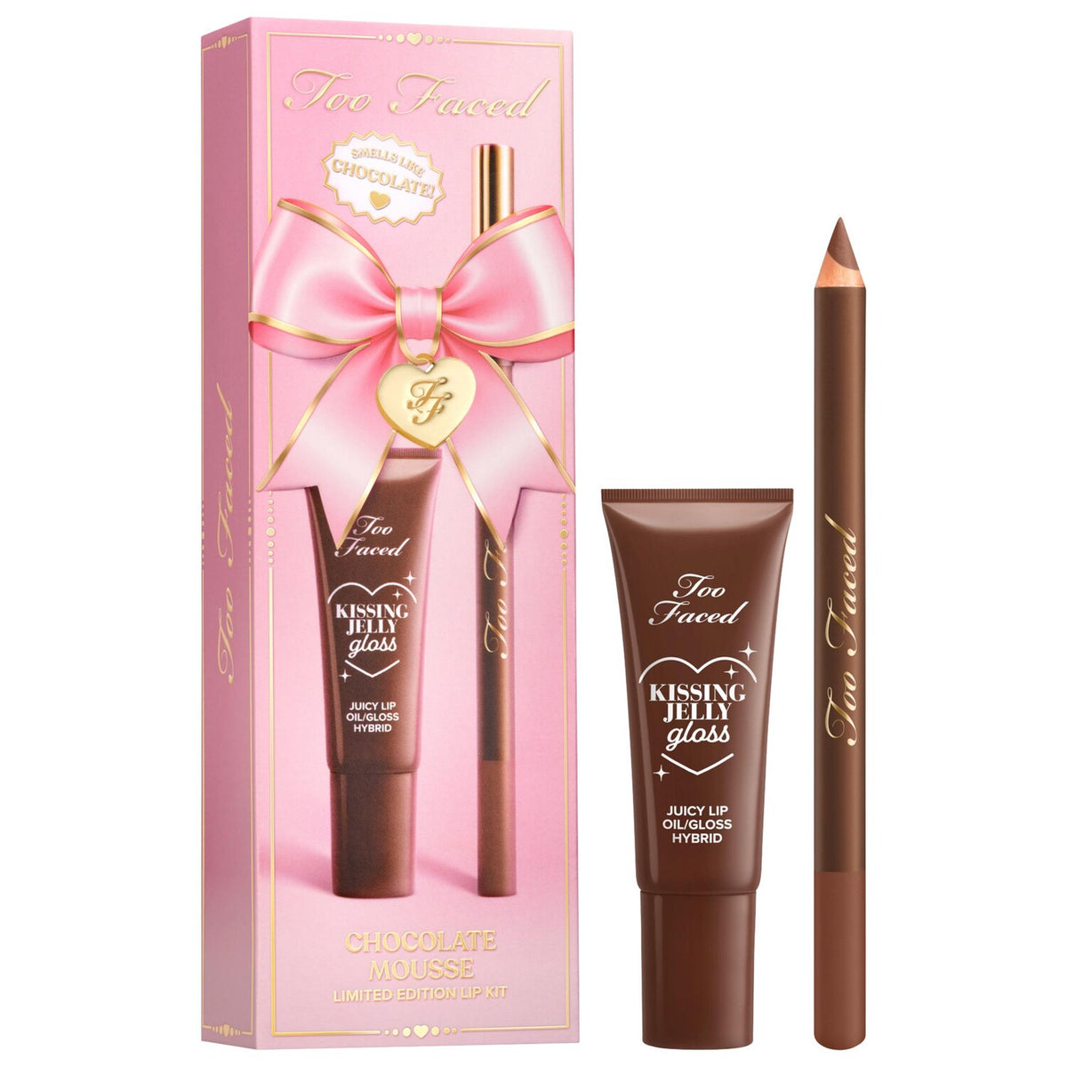 Set de Labios Delineador y Gloss Chocolate Mousse (Edición Limitada) — Too Faced